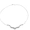 Collier Collier en or blanc et diamants 58 Facettes UN0136