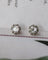 Boucles d'oreilles Paire de Puces d'Oreilles Anciennes Or blanc Diamants 58 Facettes A11533