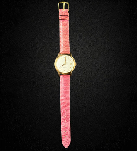 Montre MOVADO - Montre en or jaune des années 1950 — boîtier en or vissé, calibre 224A 58 Facettes