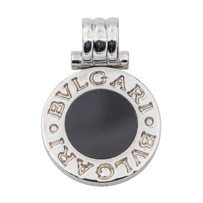 Bulgari Pendentif Or blanc Onyx