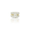 Bague 60 Bague vintage en or bicolore avec diamants 58 Facettes