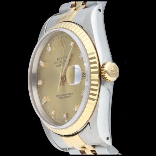 Rolex Montre Datejust 36 Or Jaune 18K / Acier