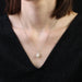 Pendant Akoya pearl pendant and its diamonds 58 Facettes 24-073