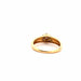 Ring 50 Solitaire 18k Yellow Gold and Diamonds 58 Facettes