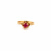 Bague 58 Solitaire Or Jaune Rubis 58 Facettes 91-GS33695-2