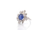Bague 51 Bague saphir de 2,51cts et diamants 58 Facettes 26880dv-26694