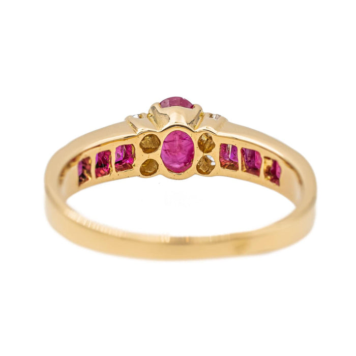 Bague 53.5 Bague Or jaune Rubis 58 Facettes 1871865CN