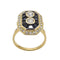 Bague 53 Bague vintage saphirs & diamants 58 Facettes