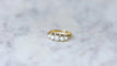 Bague 53 Bague jarretière perles et diamants 58 Facettes