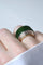 Bague 52 Bague Puiforcat par André Vassort Jade sur Or et Argent 58 Facettes