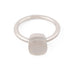 Bague 49 Pomellato - Bague Nudo Or Blanc Quartz Laiteux Diamants 58 Facettes 1