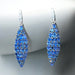 Boucles d'oreilles boucles d'oreilles serties saphirs et brillants or 58 Facettes 7673 A