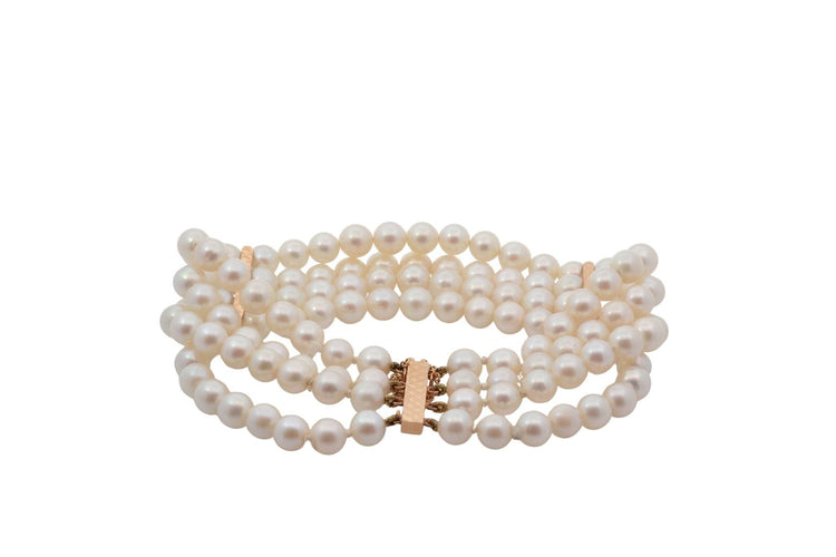 Bracelet Bracelet perles de culture en or 18k 58 Facettes 27818