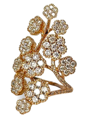 Bague 47 Bague or rose et diamants 58 Facettes 867