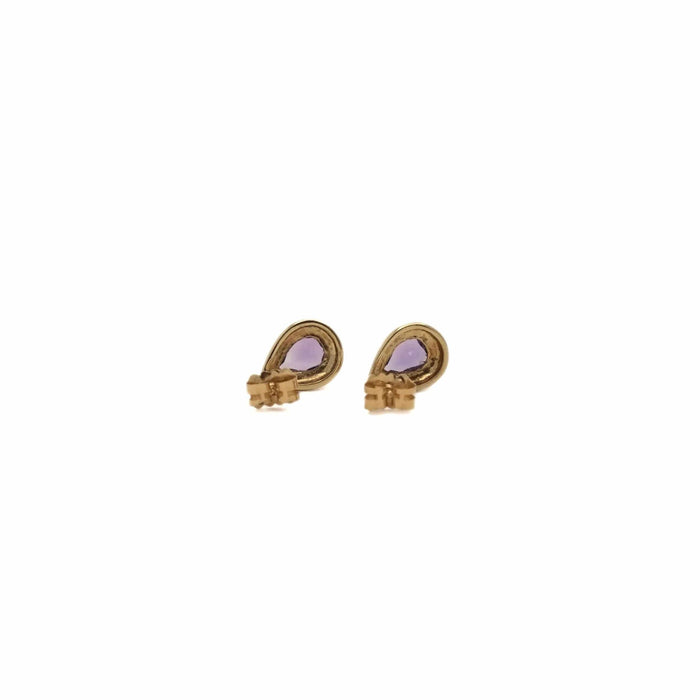 Boucles d'oreilles Clous d’oreilles améthyste goutte 58 Facettes REF24063-226