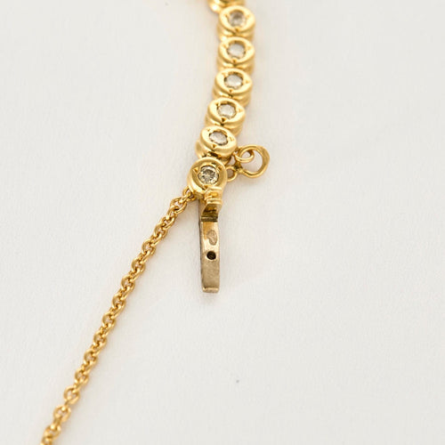 Bracelet Bracelet tennis or jaune et diamants 58 Facettes SOR1075