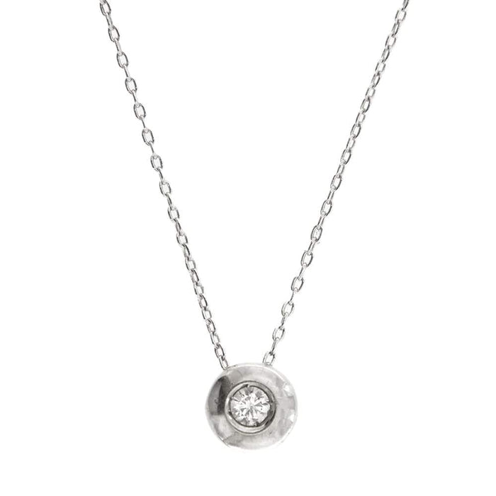 Collier Collier point lumineux avec diamant 58 Facettes 24897