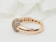 Bague 48 Bague boule en or rose et diamants cognac 58 Facettes 33256