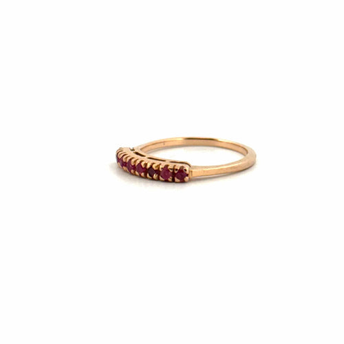 Bague 51 Bague Jarretière Or jaune & Rubis 58 Facettes 59-GS33771-3