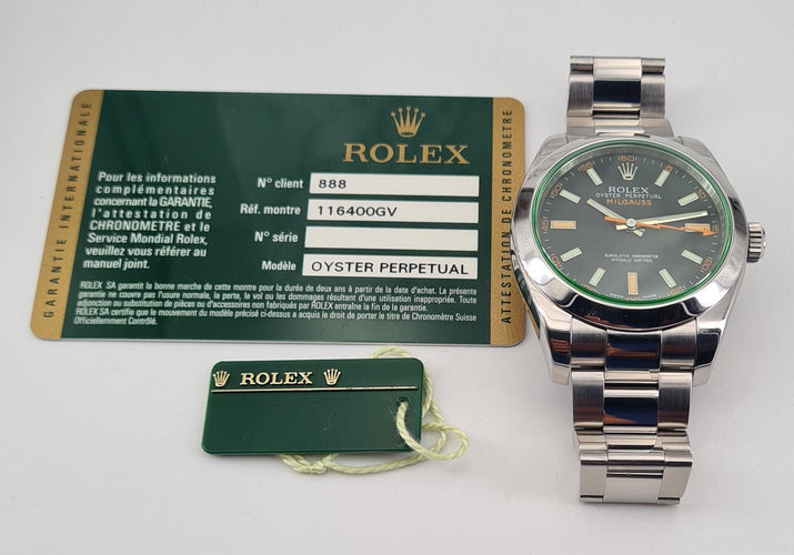 Montre ROLEX - Montre Milgauss GV 58 Facettes 116400GV-1-1-1