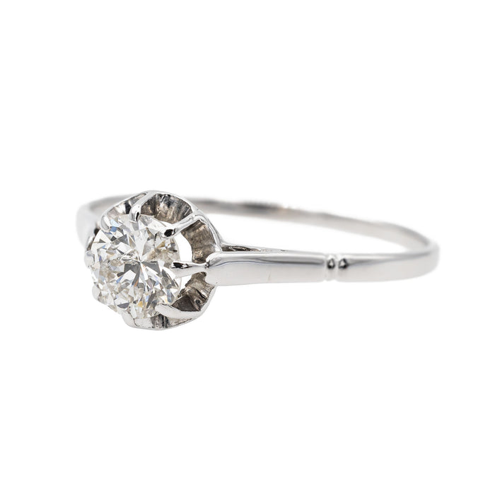 Bague Solitaire Platine Diamant