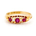 Bague 56.5 Bague en or jaune avec diamants et rubis 58 Facettes 57C9BE5897F14C72901C48AFAE0D2337