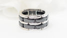 Bague 61 CHANEL - Bague souple ULTRA or blanc, céramique noire 58 Facettes 32721