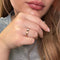 Bague 59 Solitaire Or Jaune Diamant 58 Facettes 78-GS35143
