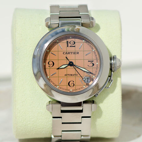 Montre CARTIER - Montre Pasha Réf. 2324 – Acier, Calibre 049 58 Facettes 3092