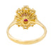 Bague 51 Bague Pompadour Or jaune Rubis 58 Facettes 3249823CN