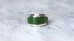 Bague 52 Bague Puiforcat par André Vassort Jade sur Or et Argent 58 Facettes