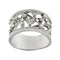 Bague 63 Bague en or blanc sertie de diamants 58 Facettes 24534