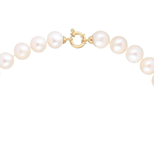 Collier Collier Perle 11mm Or Jaune 18 Carats 58 Facettes C170