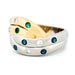 Bague 52.5 Bague bicolore diamants émeraude saphirs 58 Facettes 121069CB47494D2F988F6B0079D77B5E