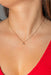 Necklace Solitaire Necklace Rose Gold Diamond 58 Facettes 2360820CN