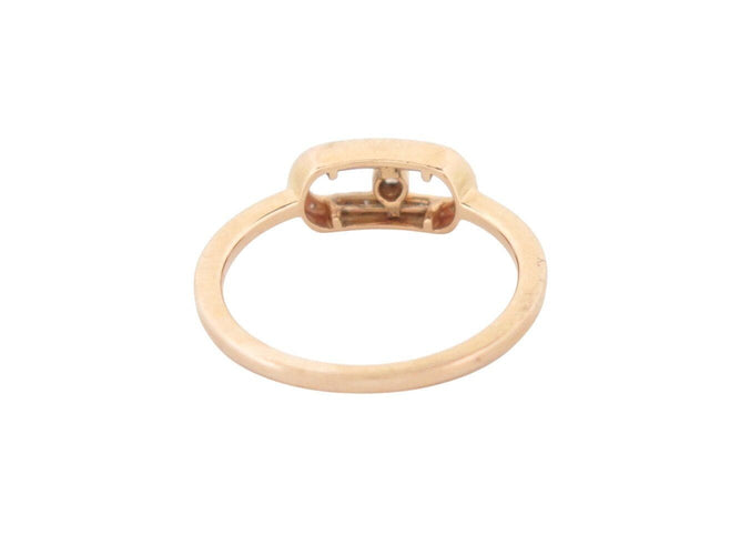 Bague 47 bague MESSIKA move uno semi pavee 04705-pg or rose 18k & diamants t47 58 Facettes 272292