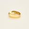 Bague 57 Bague jonc en or jaune 58 Facettes CAN1331X4