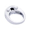 Bague 52 Bague Mauboussin, "Alessandra", or blanc, saphir, diamants. 58 Facettes 32448
