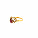 Bague 50 Bague Toi & Moi or jaune rubis diamant 58 Facettes 103-GS77114