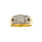 Bague Bague deux ors et diamants 58 Facettes 30163