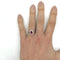 Bague 52 Bague or blanc rubis et diamants 58 Facettes Z1351556