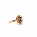 Ring 56 Pompadour Ring Yellow Gold & Diamonds 58 Facettes 39-GS34674-7