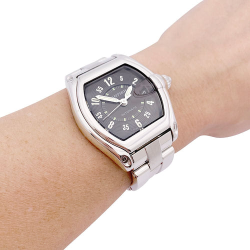 Montre Montre Cartier Roadster en acier. 58 Facettes 33607