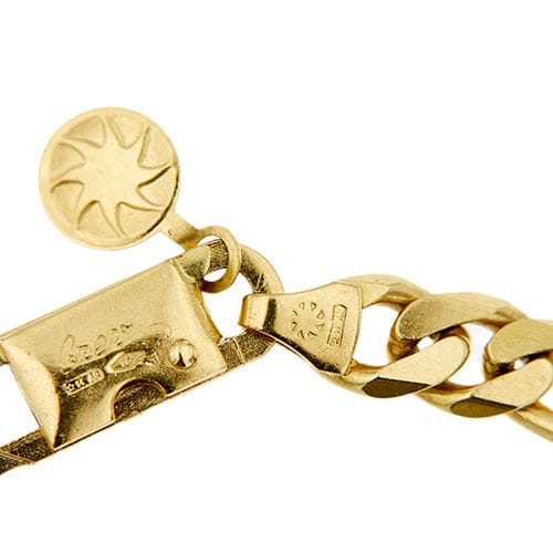 Collier Collier à maillons Figaro en or jaune 58 Facettes 37411