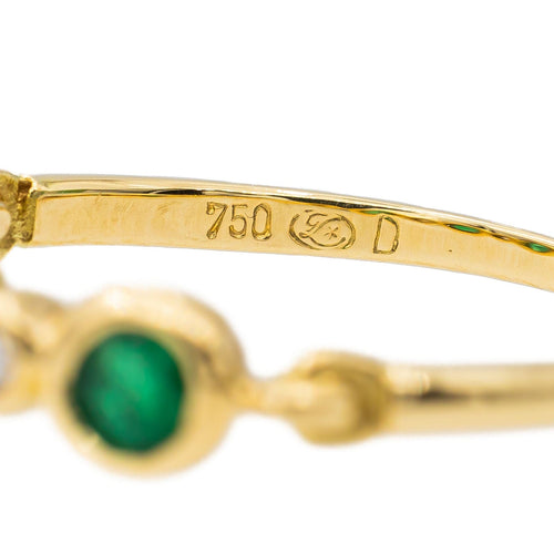 Bague 56.5 Bague Or jaune Emeraude 58 Facettes 2991940CN