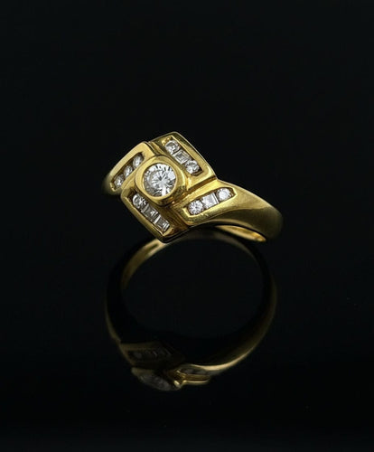 Bague Bague losange sertie de diamants 58 Facettes