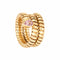 Bague 53 BULGARI - Bague Serpenti Tubogas en or jaune et tourmaline rose 58 Facettes G14214