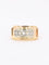 Bague 54 Bague pont or jaune diamants taille rose 58 Facettes 973