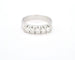Bague Anello riviere in oro bianco e diamanti Ct 0,60 58 Facettes