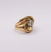 Ring 55 Vintage Gold & Diamond Tank Ring 58 Facettes 1-GS30364-01